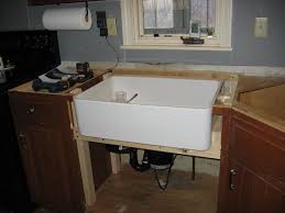 Modifying Standard Cabinetry To Accommodate An Apron Front Farmhouse Sink Farmhouse Sink Kitchen Ikea Farmhouse Sink Ikea Farm Sink
