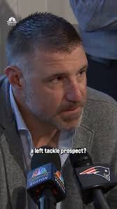 Mike Vrabel: Will Campbell is a left tackle prospect 🗣️