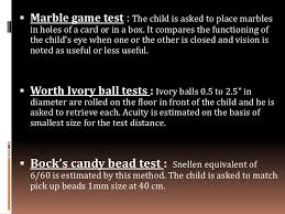 Methods Of Visual Acuity Testing In Preverbal Children