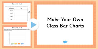 Make Your Own Class Bar Charts Editable Presentation Make