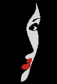 These added grays and olives add to the texture of the piece that cannot be captured with just black. Monochrome Woman Cross Stitch Pattern Modern Black And White Etsy Stitch Patterns Simple Cross Stitch Xstitch Patterns
