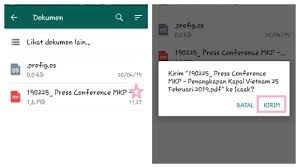 Cara Mudah Mengirim Foto Video Teks Dokumen Apk Hingga File Zip Ke Orang Lain Lewat Whatsapp Halaman All Tribun Wow