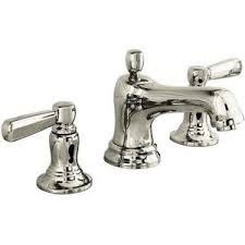 Features include corrosion resistance and a stainless finish. Kohler Bancroft Two Handle Widespread Bathroom Sink Faucet In Vibrant Polished Nickel 10577 4 Sn Kohler Bancroft Bathroom Sink Faucets Sink Faucets