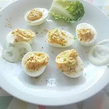 Oeufs Mimosa Au Curry Et Citron Vert Recette Entree Froide Recette Entree Entree Froide Facile