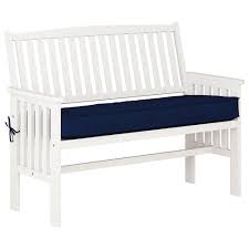 Maybe you would like to learn more about one of these? Corliving Miramar Patio Bench In White Navy Blue Nebraska Furniture Mart