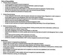 Senior accountant job description template job description examples senior accountants have a supervisory role in an accounting or finance department of an organization. Job Description Of Financial Manager Ordnur