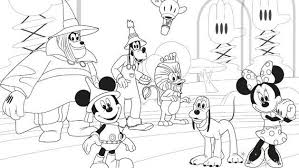 Mickey Mouse Clubhouse Disney Coloring Pages Coloring Pages Halloween Coloring