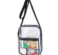 USPECLARE Clear Purse Bag for Stadium Events Clear Messenger Bag for Men  and Women