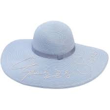 Eugenia Kim Women Apres Sea Bunny Wide Brim Hat 2 625 Ron Liked On Polyvore Featuring Accessories Hats Light Blue Eugenia Kim Hat Wide Brim Hat Blue Hat