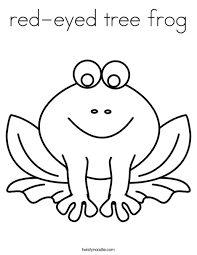 Decorating with red can be tough. Red Eyed Tree Frog Coloring Page Twisty Noodle