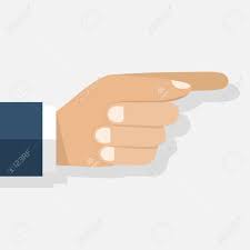 指を指します。方向です。手マンを指します。フラットなデザイン、ベクトル イラスト。指記号をポイント  アイコン。キーを押します。押してください。ポインター。手ジェスチャー。タッチ スクリーン。白い背景に指している分離手のイラスト素材・ベクター  Image 53173713
