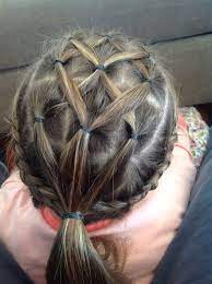 Loom Band Weave And Plaits Into Pony Tail Hair Styles Hairdo Hair Wrap