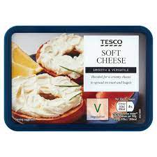 Tesco Soft Cheese Plain Full Fat 200g Tesco Groceries