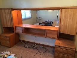 Check spelling or type a new query. Collectible Wambold Fine Furniture Solid Oak Wood Queen Size Light Up Headboard 108x23x60 Bedroom Wall Unit With Mirror Cabinets Sliding Doors Drawers Super Nice Condition 1062 Fantastic Downsizing Home