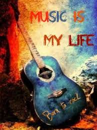 Music Is My Life Wallpaper On Download Guitar Colorful Art Wallpaper