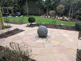 the slate watersphere cornish slate sphere water features jeremy hastings sphere water feature garden design pictures water features
