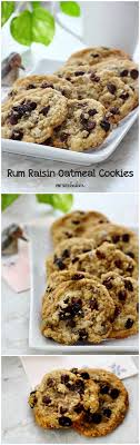 Rum Raisin Oatmeal Chocolate Chip Cookies Are Perfect For My Girls Night In Cookie Recipes Homemade Chocolate Chip Cookies Oatmeal Chocolate Chip Cookies