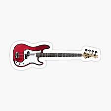 First pattern and c g dm am for the next woooah. Red Guitar Stickers Redbubble