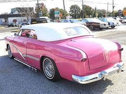 1949 Ford Custom Stole Somebody S 56 Trim Pink Car Classic Cars Pink Truck