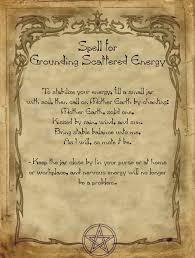Homemade Halloween Spell Book Greenwitchcraft Spell For Grounding Scattered Energy For Homemade Hallow Halloween Spell Book Wiccan Spell Book Halloween Spells