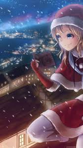 Beautiful free photos of anime for your desktop. Cute Anime Girl Christmas Wallpapers Hd 540x960 Download Hd Wallpaper Wallpapertip