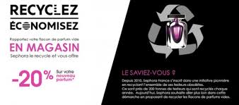 Le problème, c'est que c'est relou pour tous les autres êtres il m'est déjà arrivé de retrouver des flacons de parfum scorpio ou playboy à moitié vides dans les rayons et j'étais complètement déboussolée. Sephora Recyclage Flacon Vide Parfum A 20
