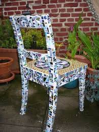 Art glass splashbacks for kitchens. Mosaic Chair Art Chair Old Chair Mosaic Furniture