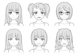(may 2020)☆ ok just want to say, this video is pretty old, and i'm sorry but it's basically just me drawing. This Tutorial Explains How To Draw Female Anime And Manga Style Characters Using Eight Popular Anime Cha Anime Drawings Manga Tutorial Anime Drawings Tutorials