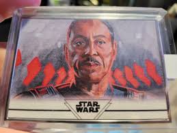 Star Wars Stellar Sketch Moff Gideon 45/100 Signed By Candice Dailey