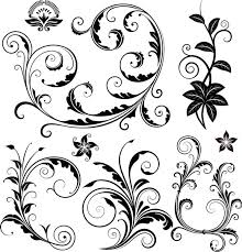 It is always useful for every designer to have an arsenal of vector objects that you can count on in these graphics consist of flowers, swirls, foliage, spirals, curves, and other floral shapes. Decorative Floral Elements Illustration Ai Vector File Free Download 3axis Co