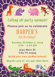 Microsoft word comes with many invitation card templates that you can utilize to make your own invitation cards for weddings, birthdays or business meetings. Invitation Card For Birthday Jungle Theme Novocom Top