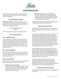 They manufactured the fan in this way that they have given you a good choice whether you can use remote and having a switch on the wall. Hunter Ceiling Fan Warranty Fill Online Printable Fillable Blank Pdffiller