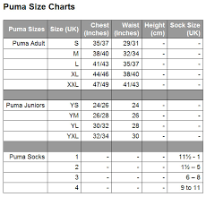 58 True To Life Puma T Shirts Size Chart