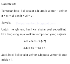 Try the suggestions below or type a new query above. Contoh Soal Perkalian Skalar Dua Vektor Matematika Beserta Penjelasannya Dwi Purwanto