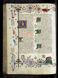 Chambery Bibl Mun Ms 0004 F 477v Vue 1 Saint Jean A La Porte Latine Oiseau Putto Et Dada Animal A Preciser Chambery Danse Latine Saint Jean