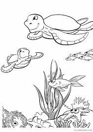 We publish coloring books for kids, titles specially designed for adults and more experienced colorists, spring coloring pages, and coloring pictures, pages, and sheets on an amazing variety. Under The Sea Coloring Pages Turtle Fish Crab Coloring4free Coloring4free Com