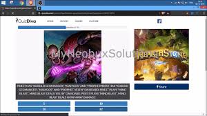 Video Quiz Diva Hearthstone Quiz Answers 25 Questions Score 100 Quiz This Or That Questions Mind Blast