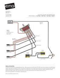 How to wire 2 humbuckers with 1 volume and 1 tone. Emg Pickups Top Emg Wiring Diagrams Electric Guitar Pickups Bass Guitar Pickups Acoustic Guitar Pickups