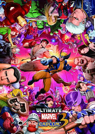 Ultimate Marvel vs Capcom 3 Game Poster | Ryu Hulk Wolverine | Art | NEW |  USA | eBay