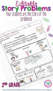 2nd Grade Word Problems Pdf Google Slides Forms For Distance Learning Word Problems Math Story Problems Word Problems 3rd Grade
