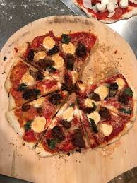 I Made This Little Pizza Tuesday Dec 20th I Got A Uuni Wood Fire Pizza Oven The Dough Was Made With Only Self Ris Wood Fired Pizza Oven Food Wood Fired