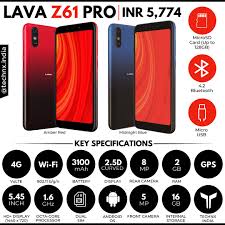 Lava Z61 Pro Infographic
