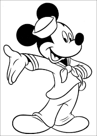 Along with mickey mouse, minnie mouse is a popular disney icon. Mickey Mouse Coloring Page