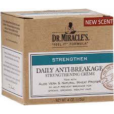 Miracle's strong + healthy collection is perfect for combating dryness, shedding, and breakage to support #healthyhair and a thriving scalp which we all want. Dr Miracle S Daily Anti Breakage Strengthening Creme 113g Clicks