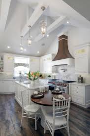 Vaulted ceilings were first used in cathedrals or basilicas centuries ago but later architects began to use them in various castles and in usual homes. 40 Stunning Kitchens With Vaulted Ceilings Photo Gallery Home Awakening