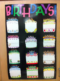 Birthday Chart Take Pictures Of The Students Holding