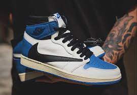 New images have surfaced of the travis scott x fragment x air jordan 1 high. Travis Scott Fragment Air Jordan 1 Military Blue Dh3227 105 Release Date Sbd