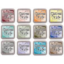 Tim Holtz Distress Oxide Ink Pad Set Of 12 Ranger Ranger109 Distress Oxide Ink Distress Oxides Ink Pads