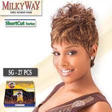 See more ideas about short hair styles, hair styles, weave hairstyles. Milky Way Shortcut Sg 27pieces Hairandfashionuk