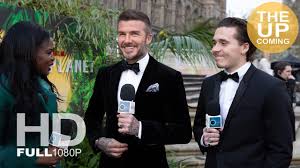 Brooklyn joseph beckham was born at the portland hospital in marylebone, london, the son of david beckham and victoria beckham (née adams). David And Brooklyn Beckham At Our Planet Premiere Interview Youtube